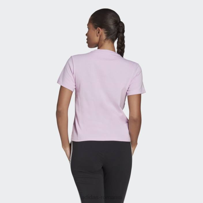 Adidas tricou regulat cu imprimeu peste tot lila femei liliac/multicolor 2JBN8995