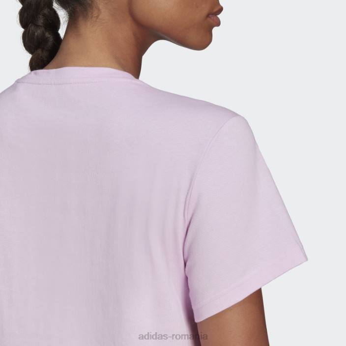 Adidas tricou regulat cu imprimeu peste tot lila femei liliac/multicolor 2JBN8995