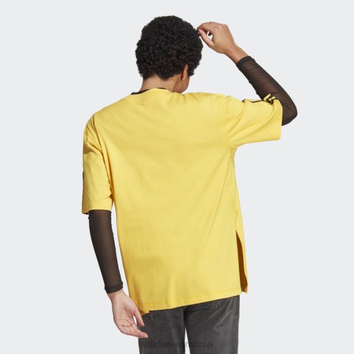 Adidas tricou supradimensionat de dans auriu femei auriu/negru 2JBN8834