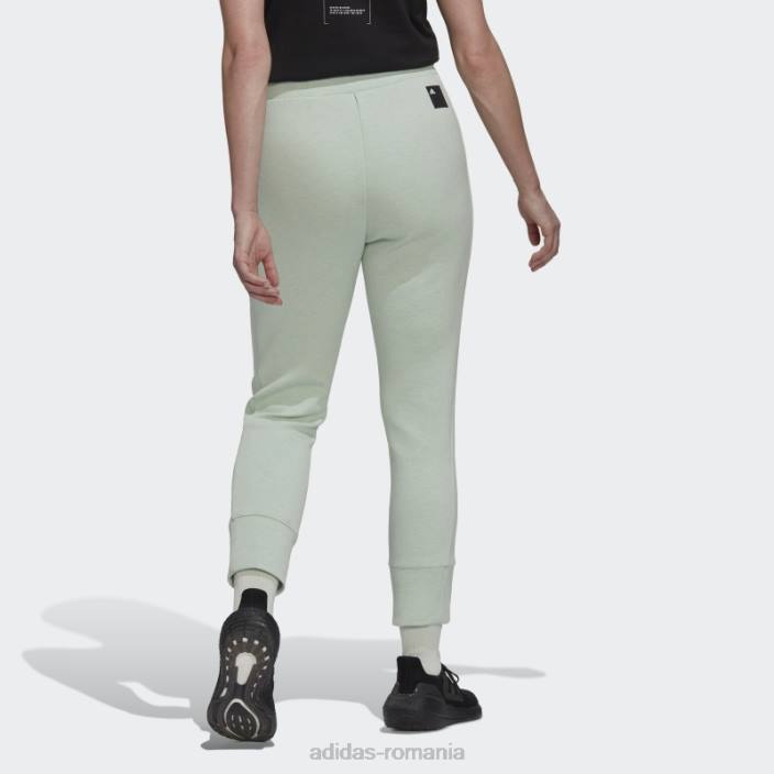 Adidas verde mel mission victory pantaloni slim-fit cu talie inalta moda femei verde mel 2JBN9303