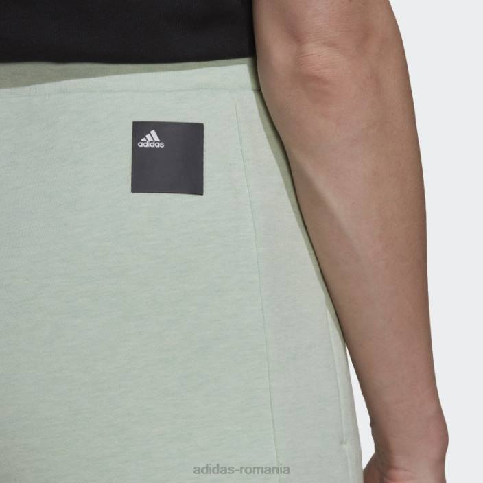 Adidas verde mel mission victory pantaloni slim-fit cu talie inalta moda femei verde mel 2JBN9303