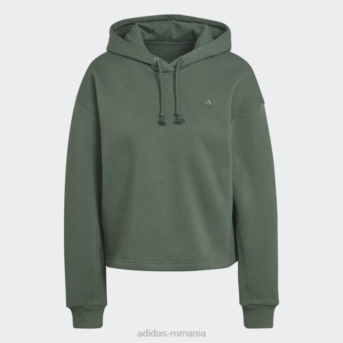 Adidas verde oxid all szn fleece hanora adidas femei oxid verde 2JBN10347