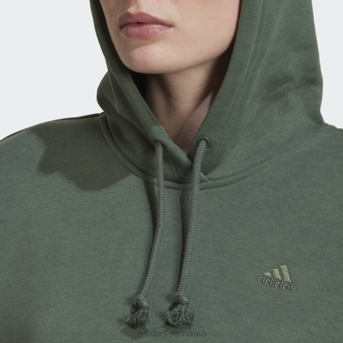 Adidas verde oxid all szn fleece hanora adidas femei oxid verde 2JBN10347