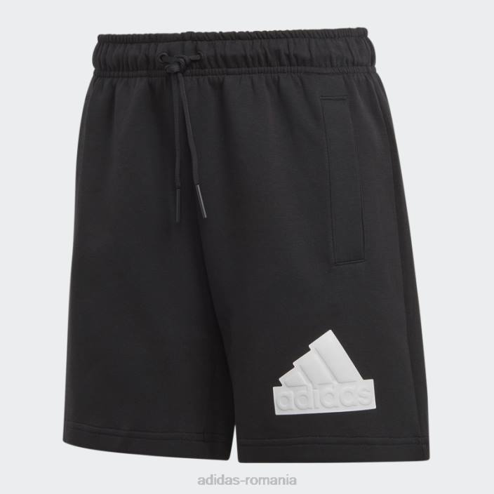 Adidas viitor icons insignă de pantaloni scurți sport negru adidas femei negru 2JBN2322