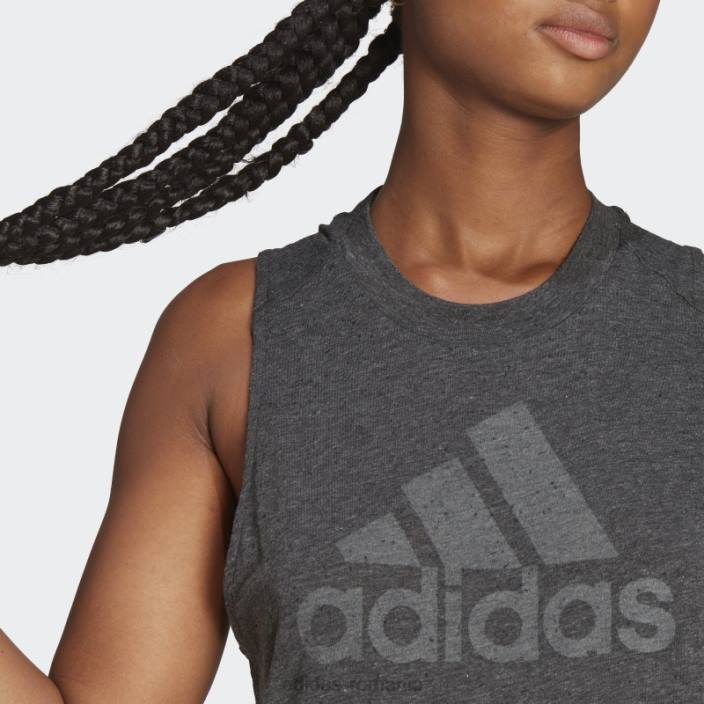 Adidas viitor icons winners 3.0 tank top negru melange femei negru melange/gri 2JBN8953