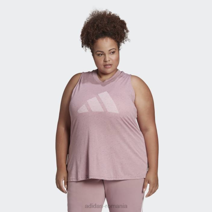 Adidas viitor icons winners 3.0 tank top (plus size) mov mel femei mov mel 2JBN10513