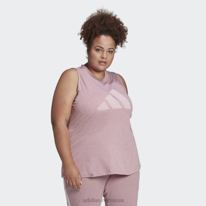 Adidas viitor icons winners 3.0 tank top (plus size) mov mel femei mov mel 2JBN10513