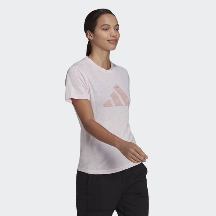 Adidas viitorii icoane fierbinți câștigători 3.0 tee pink mel femei roz mel 2JBN3705