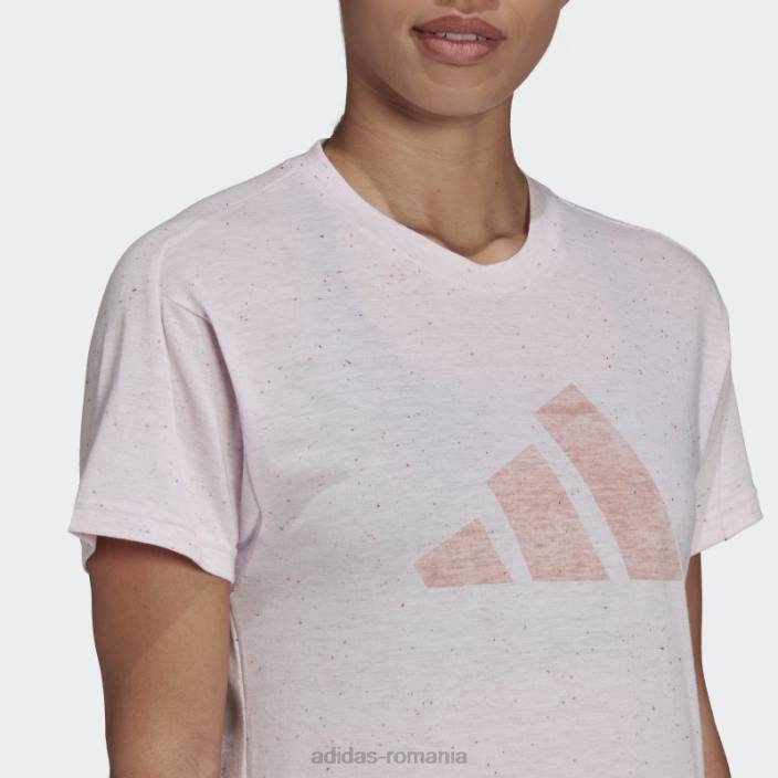 Adidas viitorii icoane fierbinți câștigători 3.0 tee pink mel femei roz mel 2JBN3705