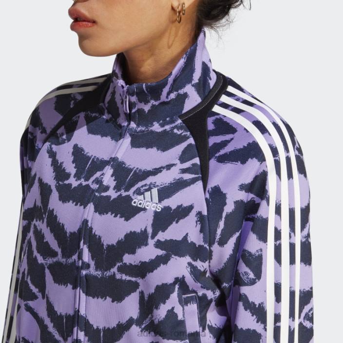 Adidas violet tiro costum up lifestyle track top femei violet/cerneală/negru/alb 2JBN16528