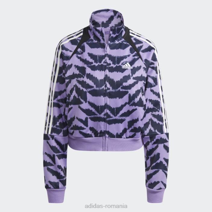 Adidas violet tiro suit up jachetă de sport lifestyle femei violet/cerneală/negru/alb 2JBN9161