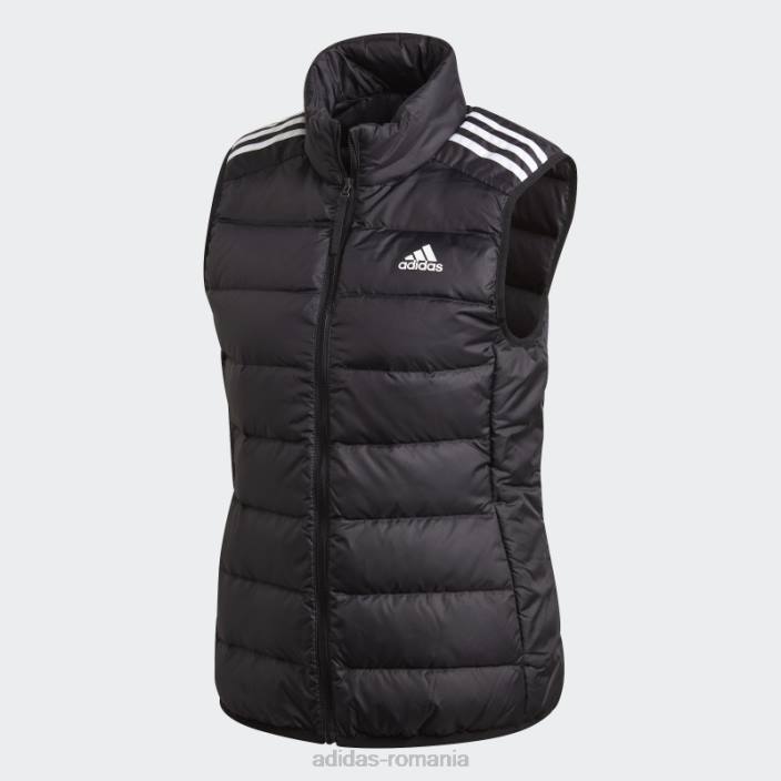 Adidas esențiale vestă ușoară în puf neagră femei negru 2JBN10304