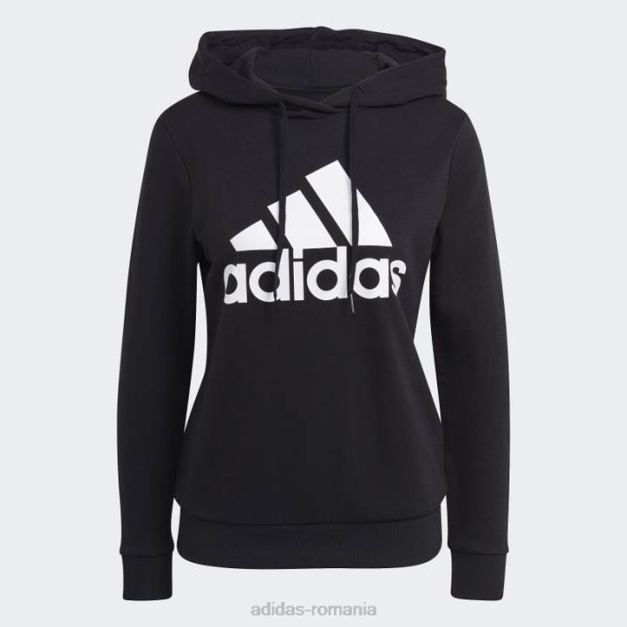 Adidas hanorac cu logo relaxat essentials negru adidas femei alb negru 2JBN9066