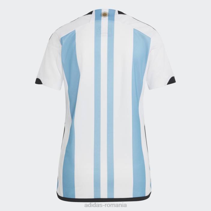 Adidas Argentina 22 câștigători tricou acasă femei alb femei alb/albastru deschis 2JBN17078