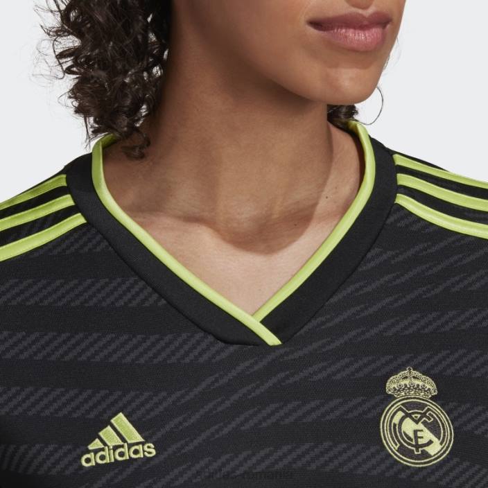 Adidas Real Madrid 22/23 tricou al treilea negru femei negru/var 2JBN17138