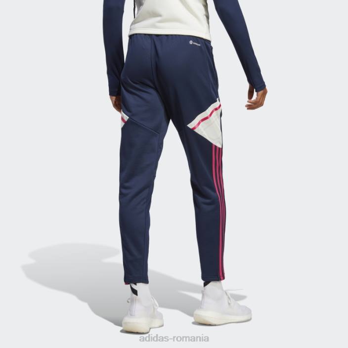 Adidas arsenal condivo 22 pantaloni de trening de antrenament bleumarin femei bleumarin/alb 2JBN17041