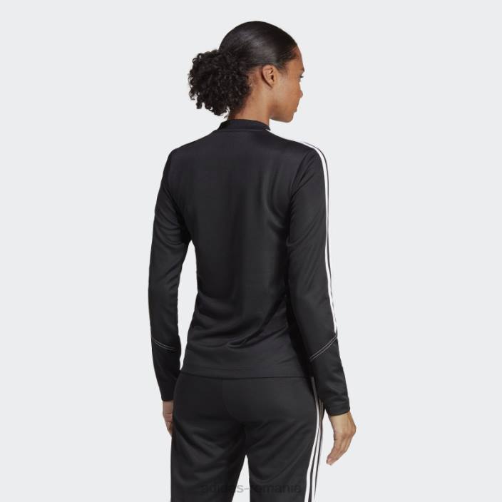 Adidas bluza de antrenament club tiro 23 negru femei alb negru 2JBN17275