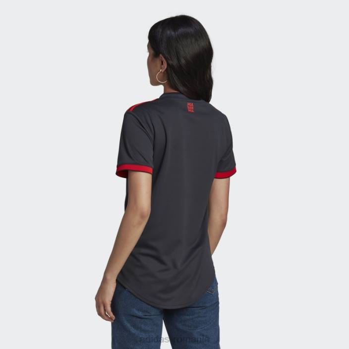 Adidas fashion night grey fc bayern 22/23 tricou al treilea femei gri de noapte 2JBN17338