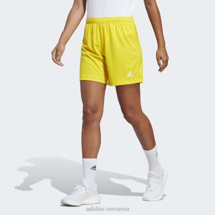 Adidas galben intrare 22 pantaloni scurți femei galben 2JBN17134
