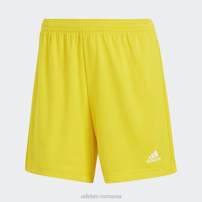 Adidas galben intrare 22 pantaloni scurți femei galben 2JBN17134