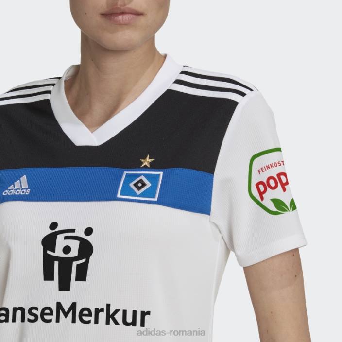 Adidas hamburger sv 22/23 tricou home alb adidas femei alb 2JBN17112