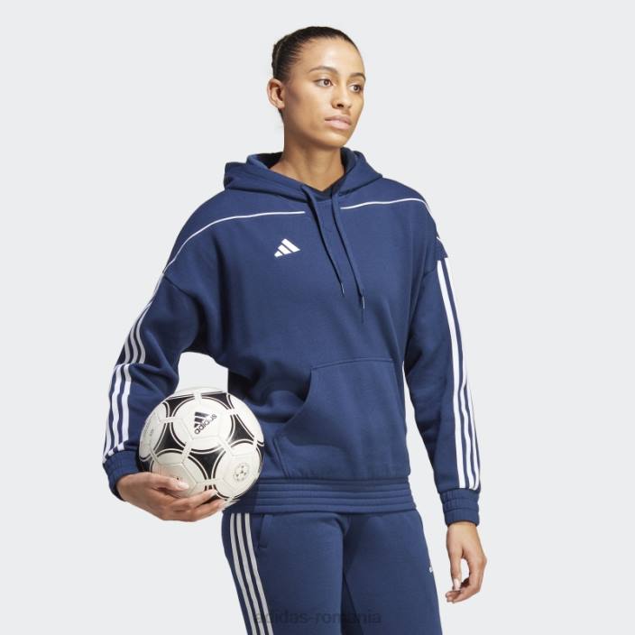 Adidas hanorac de transpirație tiro 23 league bleumarin fashion femei albastru marin 2JBN9882