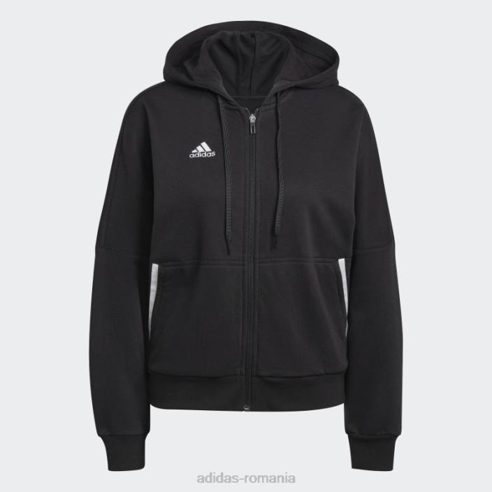 Adidas hanorac negru condivo 22 cu fermoar complet adidas femei alb negru 2JBN16749