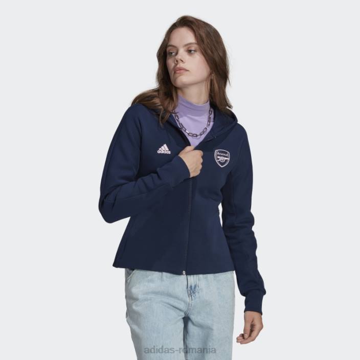 Adidas jachetă cu imn arsenal bleumarin femei marina 2JBN17398