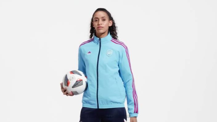 Adidas jacheta arsenal anthem sky rush adidas femei papură a cerului 2JBN17346
