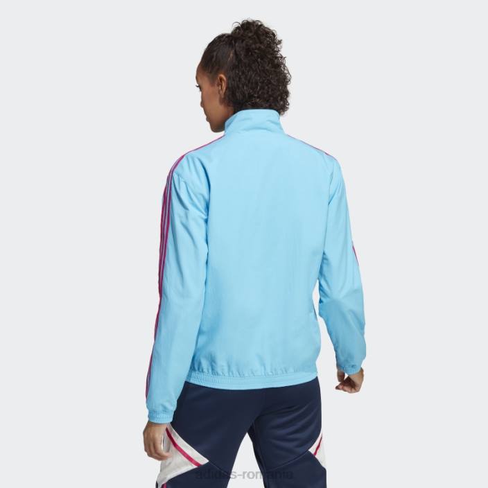 Adidas jacheta arsenal anthem sky rush adidas femei papură a cerului 2JBN17346