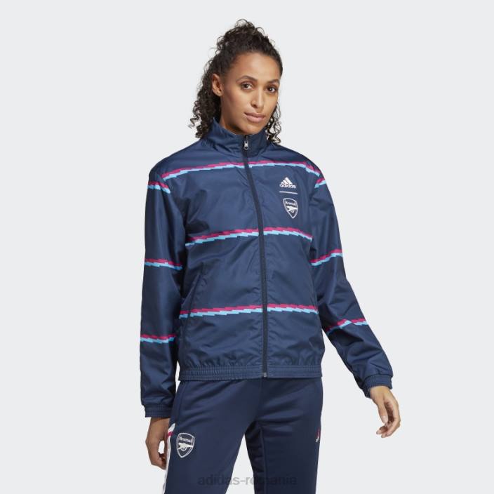 Adidas jacheta arsenal anthem sky rush adidas femei papură a cerului 2JBN17346