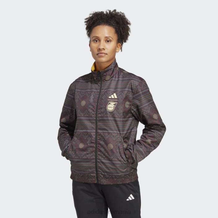 Adidas jacheta imnul jamaica auriu femei auriu/negru 2JBN16927