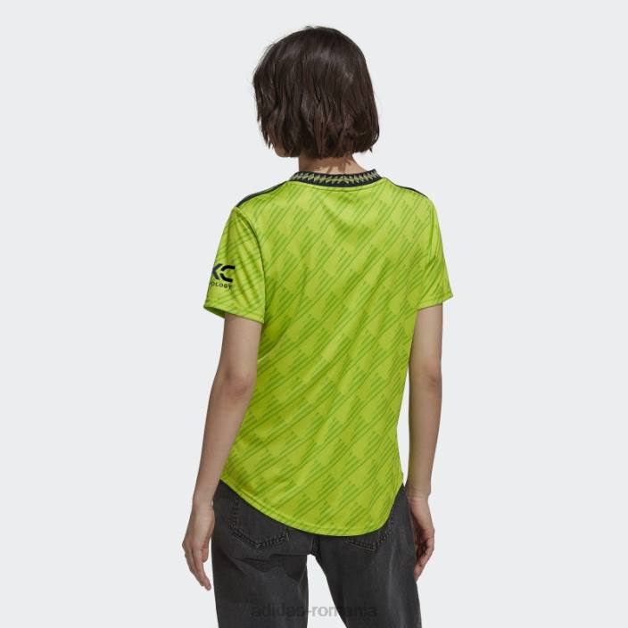 Adidas manchester united 22/23 al treilea tricou slime fashion femei slime 2JBN2480