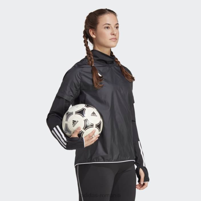 Adidas negru tiro 23 pro wind.rdy piste windbreaker adidas femei alb negru 2JBN17205