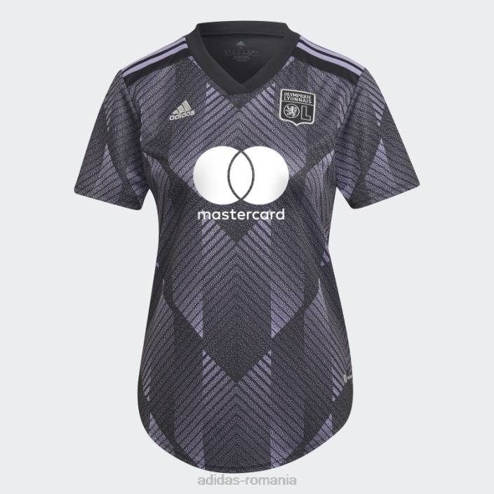 Adidas olympique lyonnais 22/23 tricou negru adidas femei negru 2JBN17388