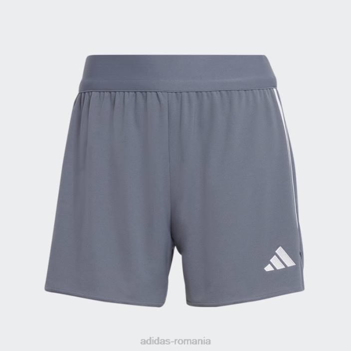 Adidas onix tiro 23 league shorts femei onix/alb 2JBN9742