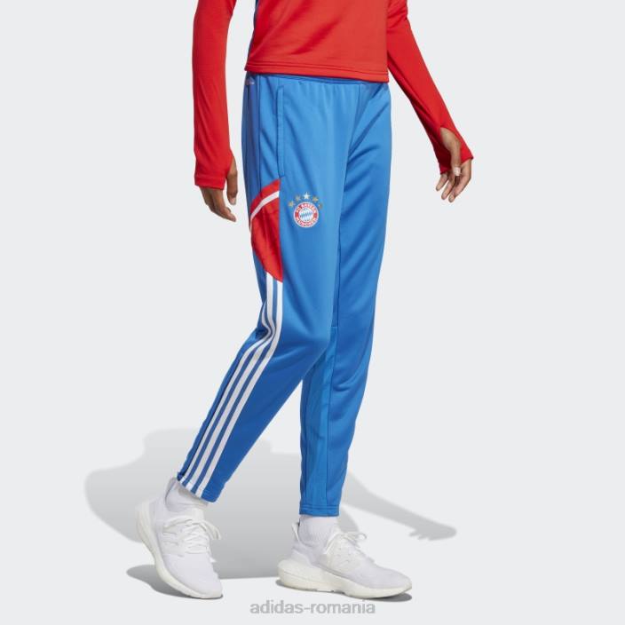 Adidas pantaloni de antrenament eleganti royal fc bayern condivo 22 femei regal 2JBN17375