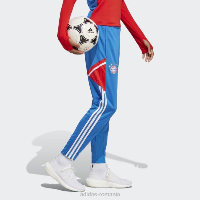 Adidas pantaloni de antrenament eleganti royal fc bayern condivo 22 femei regal 2JBN17375