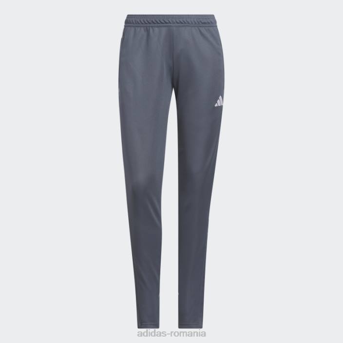 Adidas pantaloni de liga onix tiro 23 fierbinti femei onix 2JBN9411