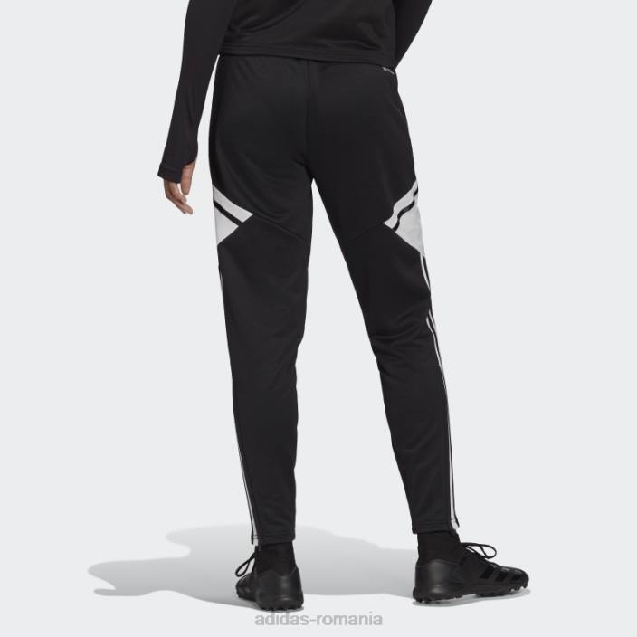 Adidas pantaloni de trening condivo 22 negru femei alb negru 2JBN17143