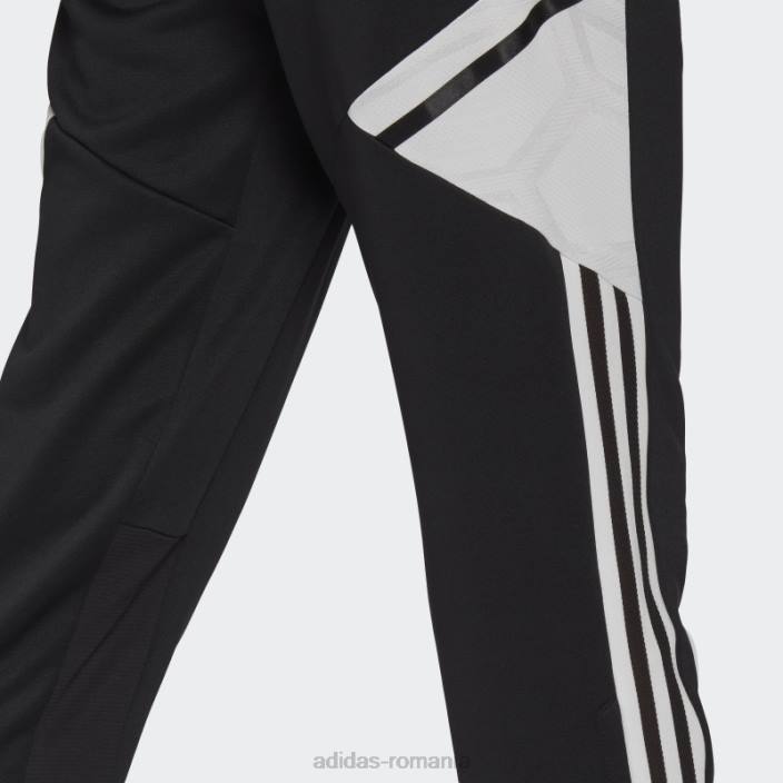 Adidas pantaloni de trening condivo 22 negru femei alb negru 2JBN17143