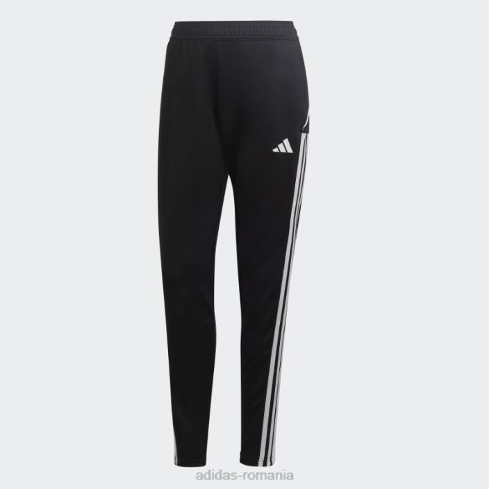 Adidas pantaloni de trening de liga tiro 23 negru femei negru 2JBN17006