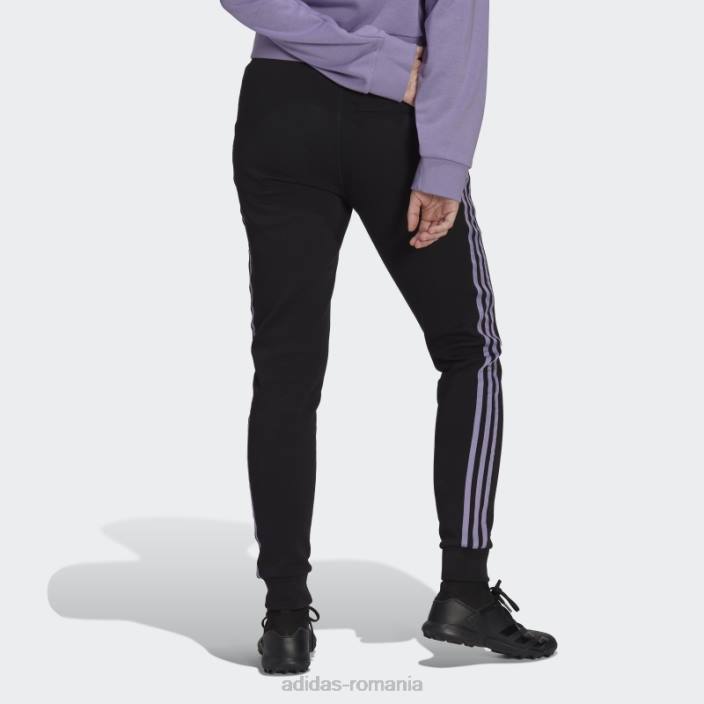 Adidas pantaloni de trening olympique lyonnais transpirați negru femei negru 2JBN17360