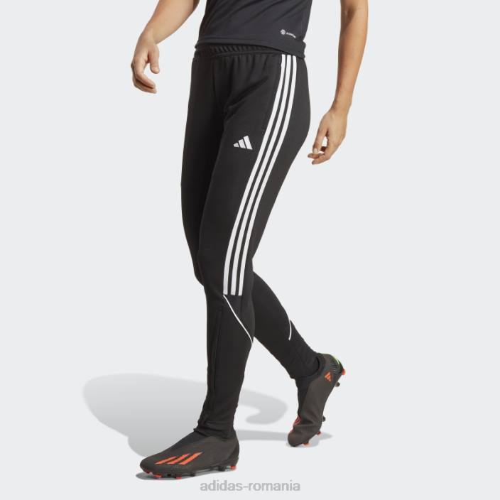 Adidas pantaloni de trening tiro 23 league negru femei alb negru 2JBN16958