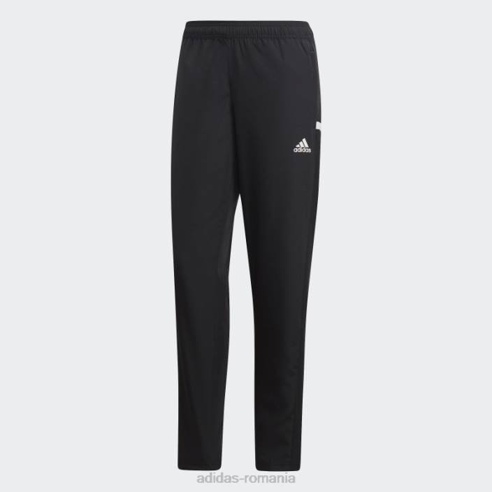 Adidas pantaloni țesuți echipa neagră 19 adidas femei alb negru 2JBN10515