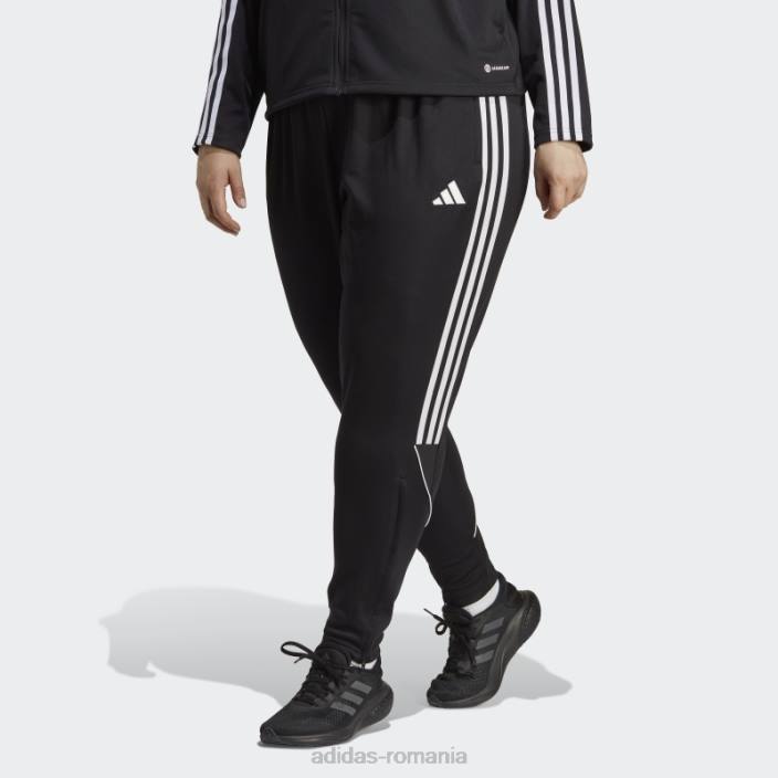 Adidas pantaloni negri tiro 23 liga (plus marime) adidas femei alb negru 2JBN9957