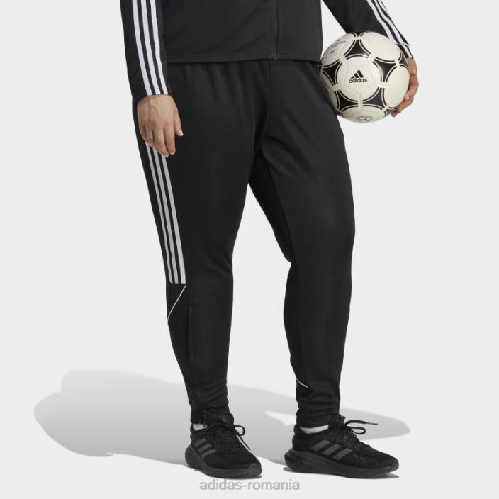 Adidas pantaloni negri tiro 23 liga (plus marime) adidas femei alb negru 2JBN9957
