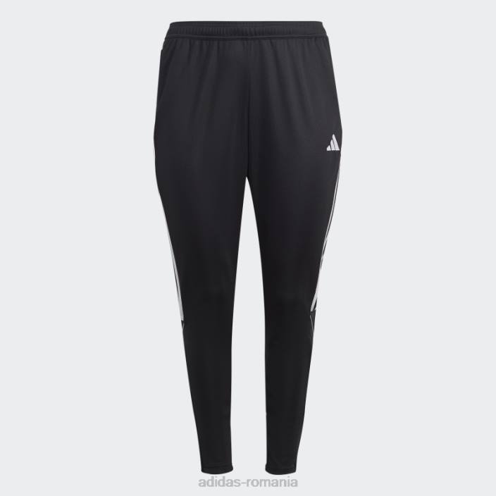 Adidas pantaloni negri tiro 23 liga (plus marime) adidas femei alb negru 2JBN9957