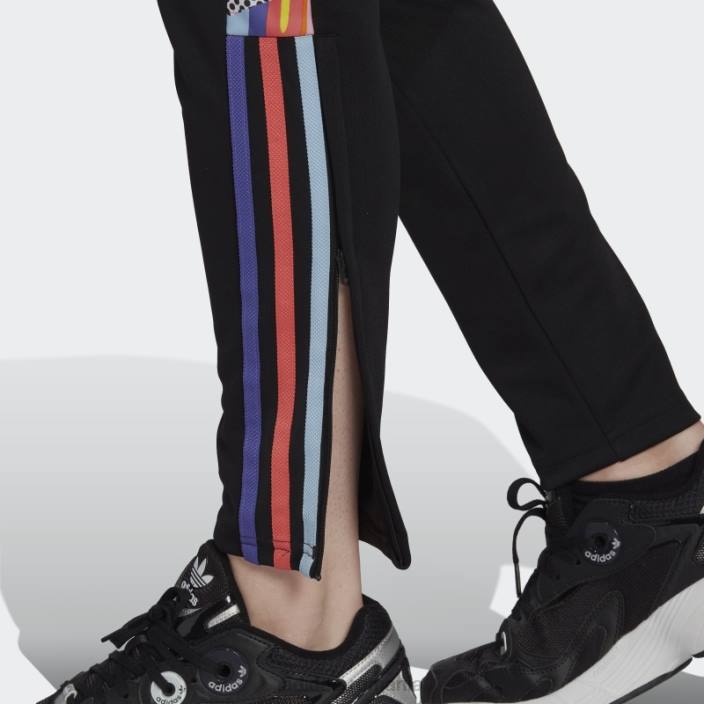 Adidas pantaloni negri tiro pride femei negru/multicolor 2JBN10456