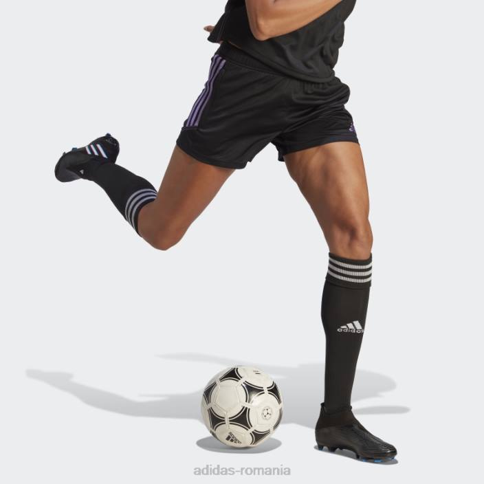 Adidas pantaloni scurți de antrenament club negru tiro 23 femei negru/violet 2JBN16883